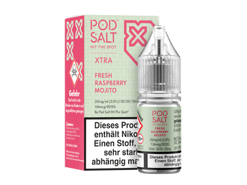 Pod Salt X - Nikotinsalz Liquid - Fresh Raspberry Mojito