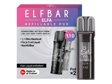 Elfbar - Elfa Leer-Pod (2 Stück pro Packung)