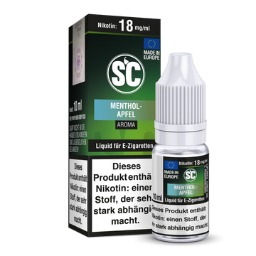 Menthol-Apfel E-Zigaretten Liquid