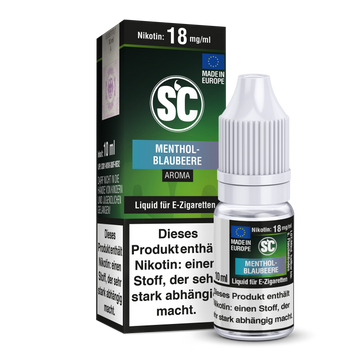 Menthol-Blaubeere E-Zigaretten Liquid