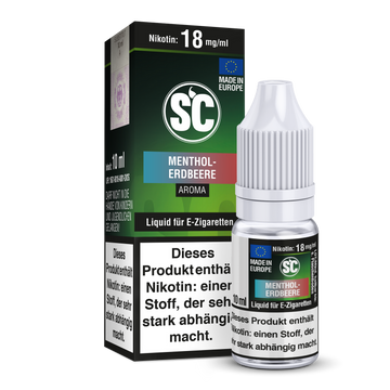 Menthol-Erdbeere E-Zigaretten Liquid