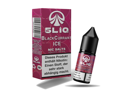 5LIQ - Nikotinsalz Liquid 20 mg/ml - Blackcurrant Ice