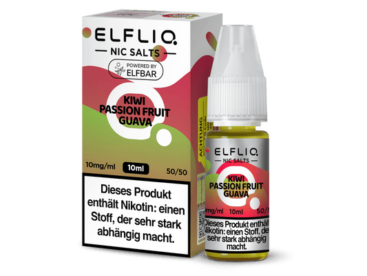 ELFLIQ - Kiwi Passion Fruit Guava - Nikotinsalz Liquid