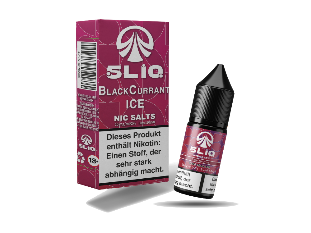 5LIQ - Nikotinsalz Liquid 20 mg/ml - Blackcurrant Ice