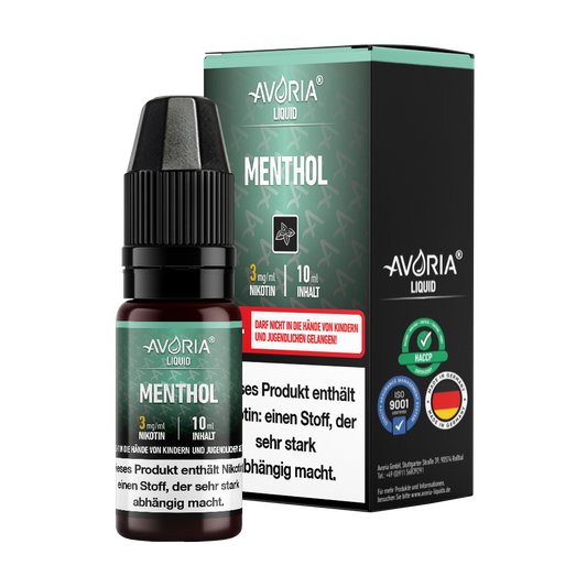 Avoria - Apfel E-Zigaretten Liquid - Menthol