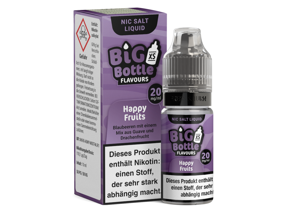 Big Bottle - Happy Fruits - Nikotinsalz Liquid