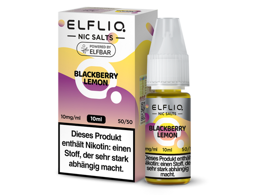 ELFLIQ - Blackberry Lemon - Nikotinsalz Liquid