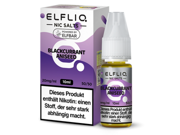 ELFLIQ - Blackcurrant Aniseed - Nikotinsalz Liquid