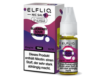 ELFLIQ - Blueberry Sour Raspberry - Nikotinsalz Liquid