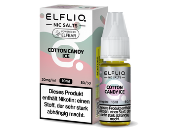 ELFLIQ - Cotton Candy Ice - Nikotinsalz Liquid