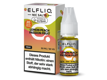 ELFLIQ - Lemon Peach Passion Fruit - Nikotinsalz Liquid