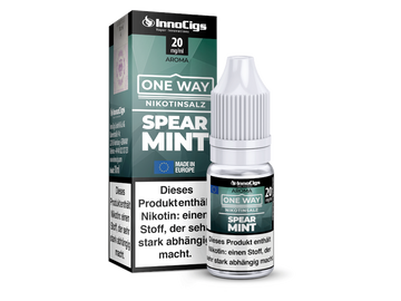InnoCigs - One Way - Spearmint - Nikotinsalz Liquid