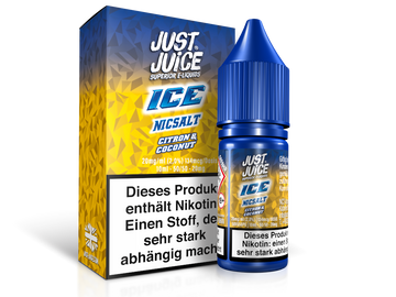 Just Juice - Citron & Coconut Ice - Nikotinsalz Liquid