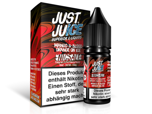 Just Juice - Fusion Mango & Blood Orange on Ice - Nikotinsalz Liquid