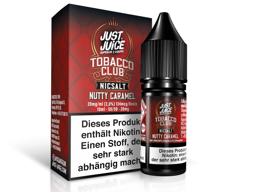 Just Juice - Nutty Caramel - Nikotinsalz Liquid