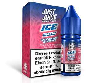 Just Juice - Wild Berries & Aniseed Ice - Nikotinsalz Liquid