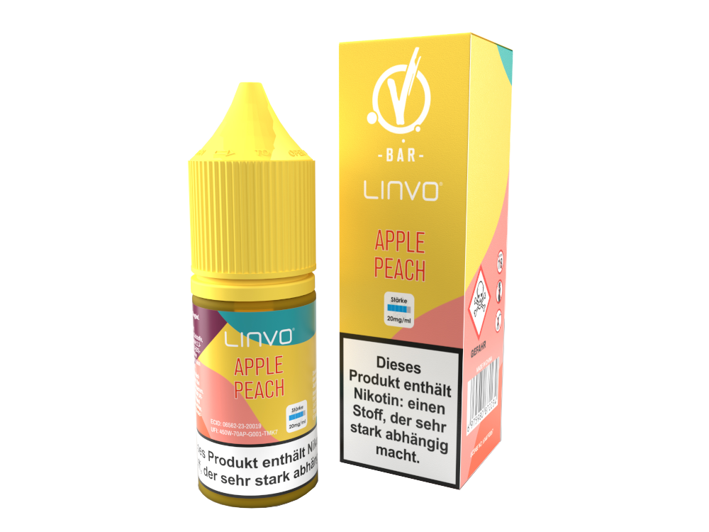 Linvo - Apple Peach - Nikotinsalz Liquid 20 mg/ml