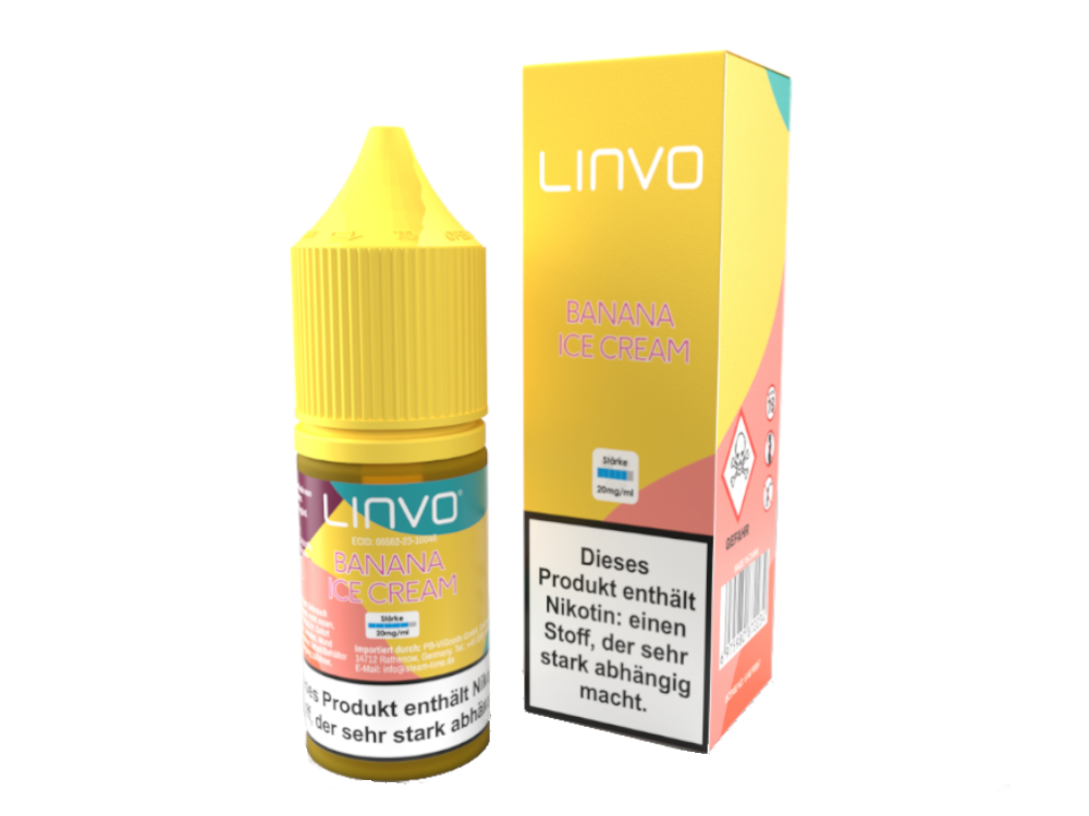 Linvo - Banana Ice Cream - Nikotinsalz Liquid 20 mg/ml