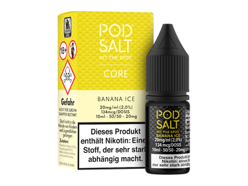Pod Salt Core - Nikotinsalz Liquid - Banana Ice