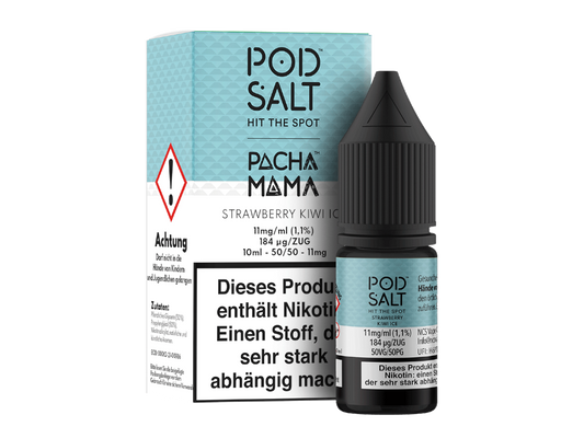 Pod Salt Fusion - Strawberry Kiwi Ice - Nikotinsalz Liquid