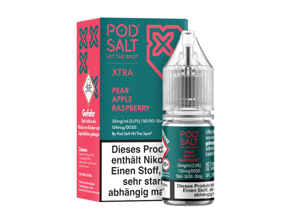 Pod Salt X - Nikotinsalz Liquid  - Pear Apple Raspberry