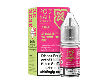 Pod Salt X - Nikotinsalz Liquid  - Strawberry Watermelon Kiwi