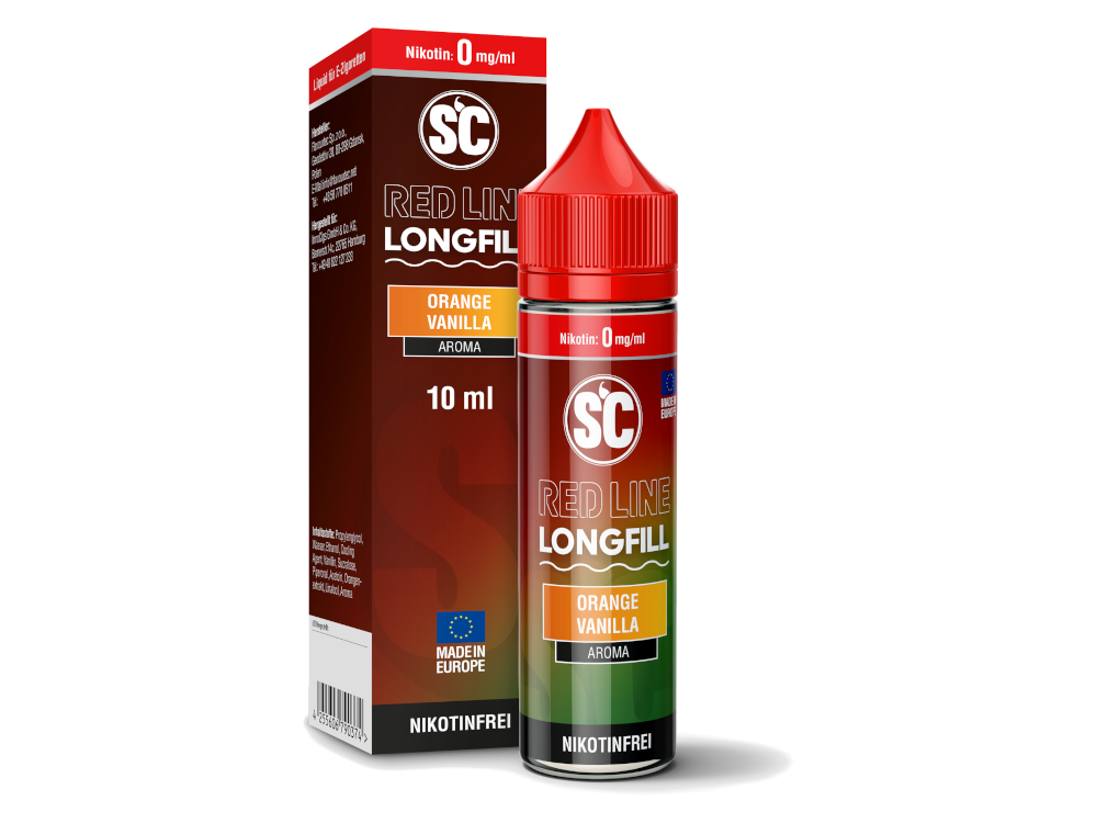 SC - Red Line Longfills 10 ml - Orange Vanilla