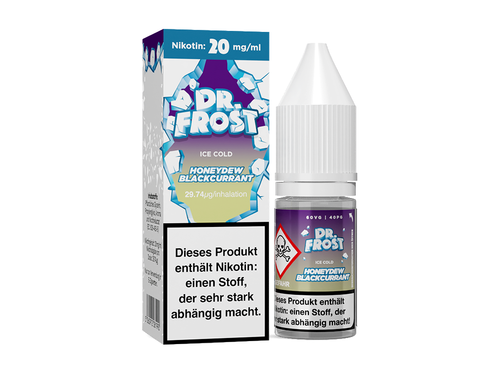 Dr. Frost - Ice Cold - Nikotinsalz Liquid - Honeydew Blackcurrant