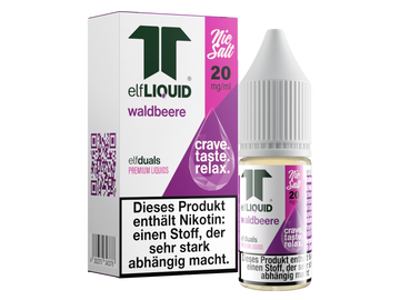 Elf-Liquid - Dual - Nikotinsalz Liquid 10 mg/ml - Waldbeere