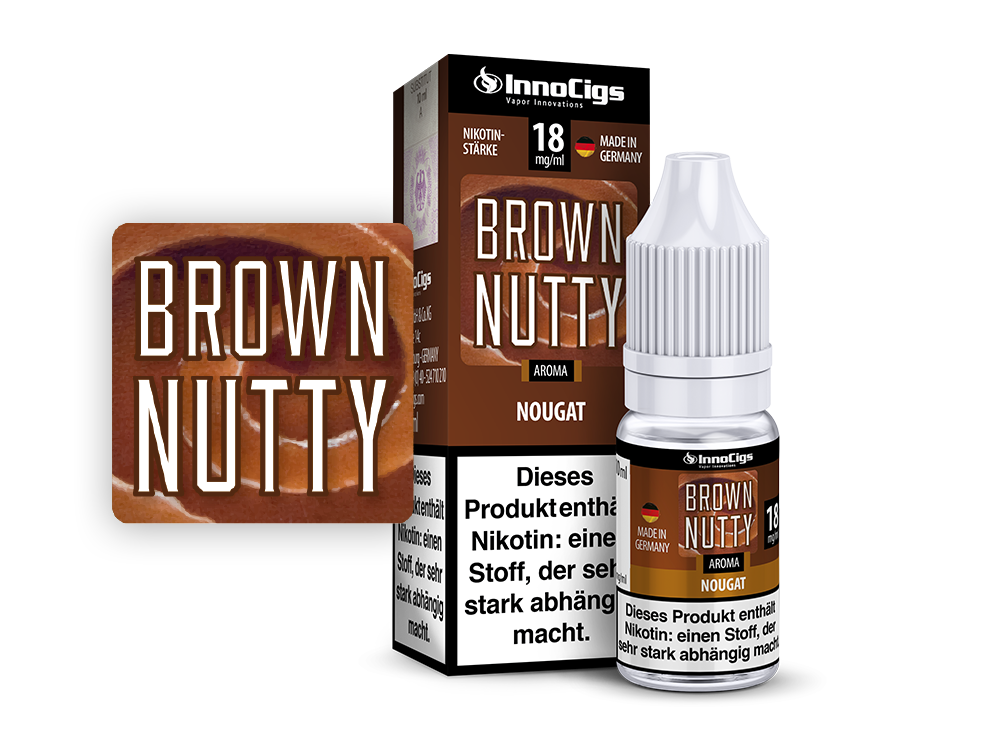 Brown Nutty Nougat Aroma - Liquid für E-Zigaretten