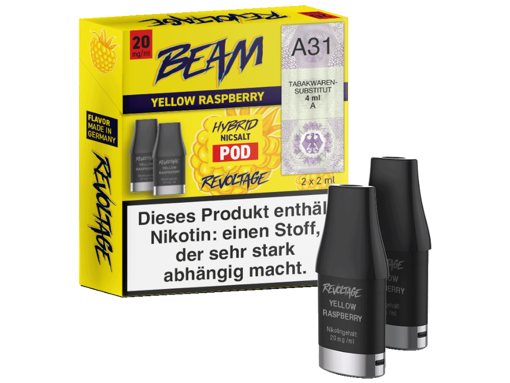 Revoltage - Beam Pod (2 Stück pro Packung) - Yellow Raspberry