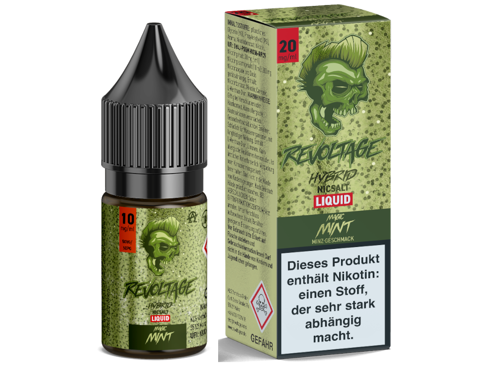 Revoltage - Tobacco Gold - Hybrid Nikotinsalz Liquid - Magic Mint