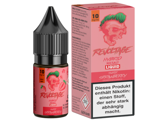 Revoltage - Tobacco Gold - Hybrid Nikotinsalz Liquid - Super Strawberry