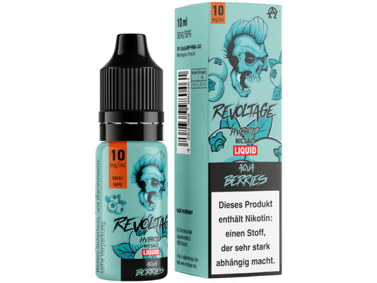 Revoltage - Tobacco Gold - Hybrid Nikotinsalz Liquid - Aqua Berries