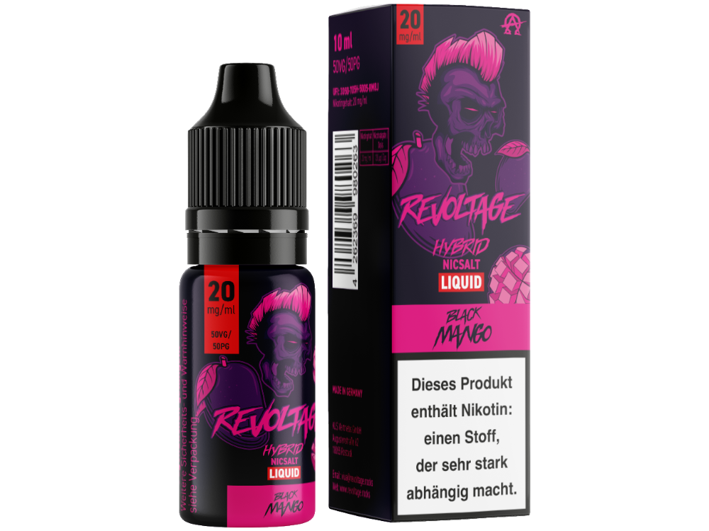 Revoltage - Tobacco Gold - Hybrid Nikotinsalz Liquid - Black Mango