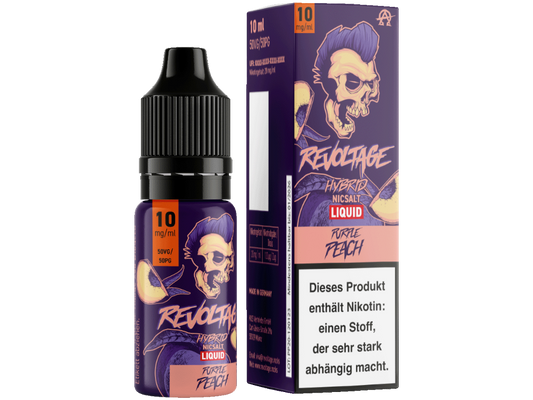 Revoltage - Tobacco Gold - Hybrid Nikotinsalz Liquid - Purple Peach