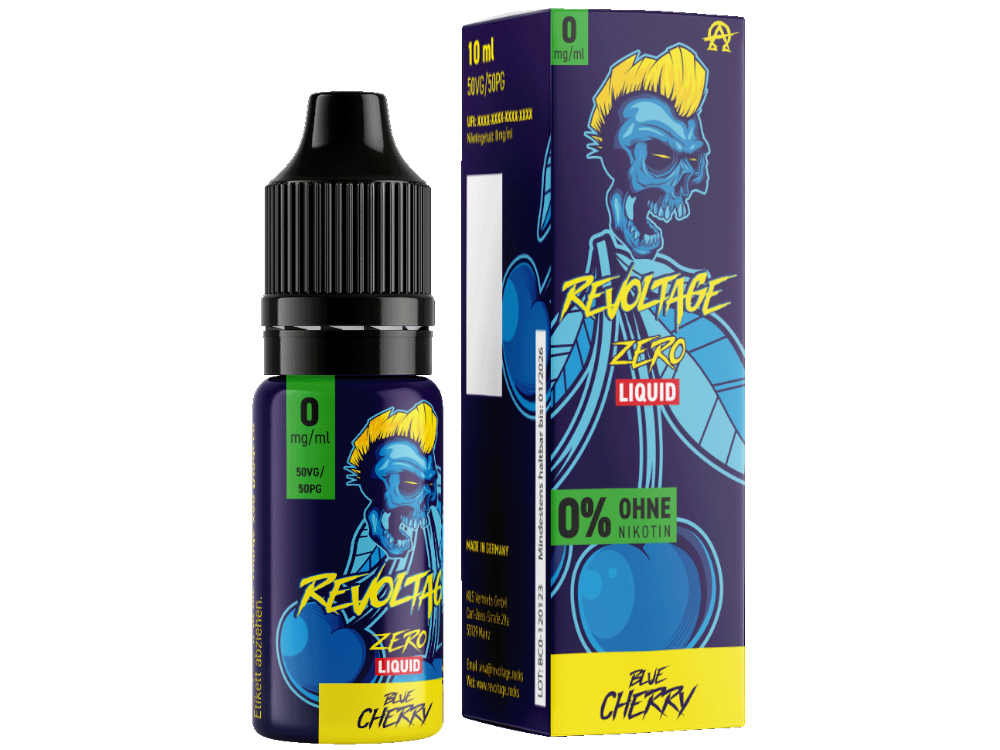 Revoltage - Tobacco Gold - Hybrid Nikotinsalz Liquid - Blue Cherry