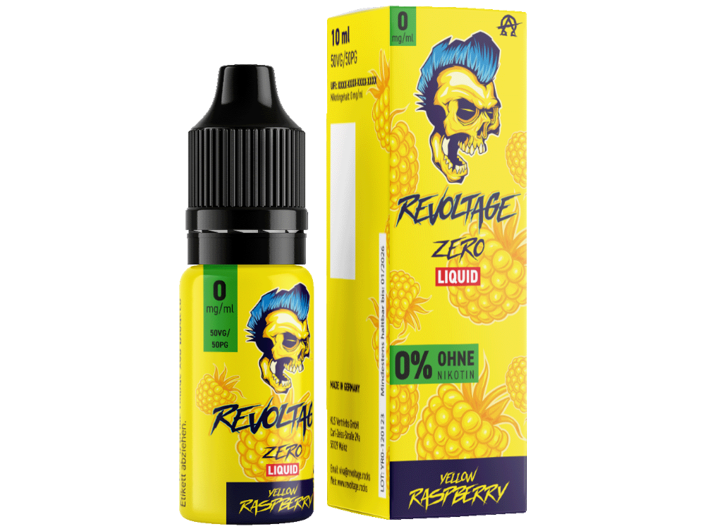 Revoltage - Tobacco Gold - Hybrid Nikotinsalz Liquid - Yellow Raspberry