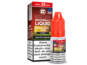 SC - Red Line - Banana Swirl Cookie - Nikotinsalz Liquid