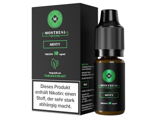 Montreal Original Minty Nikotinsalz Liquid, 10 mg/ml, weitere Ansicht
