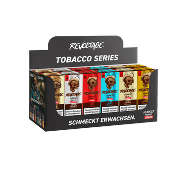 Revoltage - Tobacco Series Display bestückt 20 mg/ml (12 Artikel)