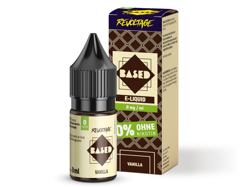 Revoltage BASED Vanilla Hybrid Nikotinsalz Liquid, 0 mg/ml