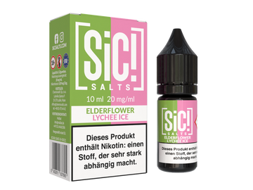 SiC! Salts - Nikotinsalz Liquid - Elderflower Lychee Ice
