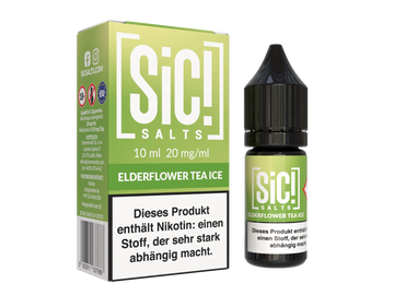 SiC! Salts - Nikotinsalz Liquid - Elderflower Tea Ice