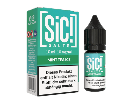 SiC! Salts - Nikotinsalz Liquid - Mint Tea Ice