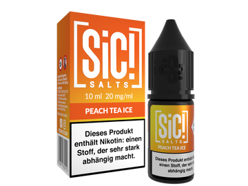 SiC! Salts - Nikotinsalz Liquid - Peach Tea Ice