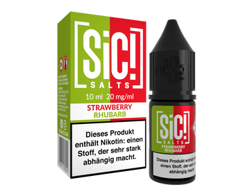 SiC! Salts - Nikotinsalz Liquid - Strawberry Rhubarb