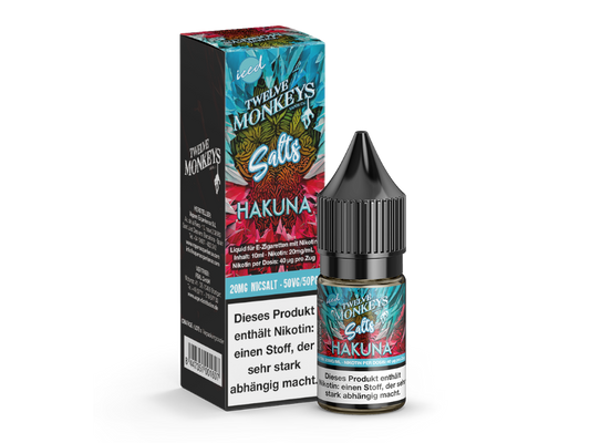 Twelve Monkeys - Iced - Nikotinsalz Liquid - Hakuna