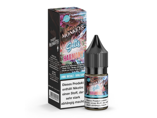 Twelve Monkeys - Iced - Nikotinsalz Liquid - Harmony