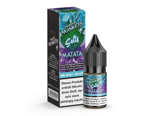 Twelve Monkeys - Iced - Nikotinsalz Liquid - Matata